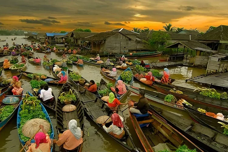 Pasar Terapung Lok Baintan: Tradisi Unik dan Ikon Budaya Kalimantan Selatan
